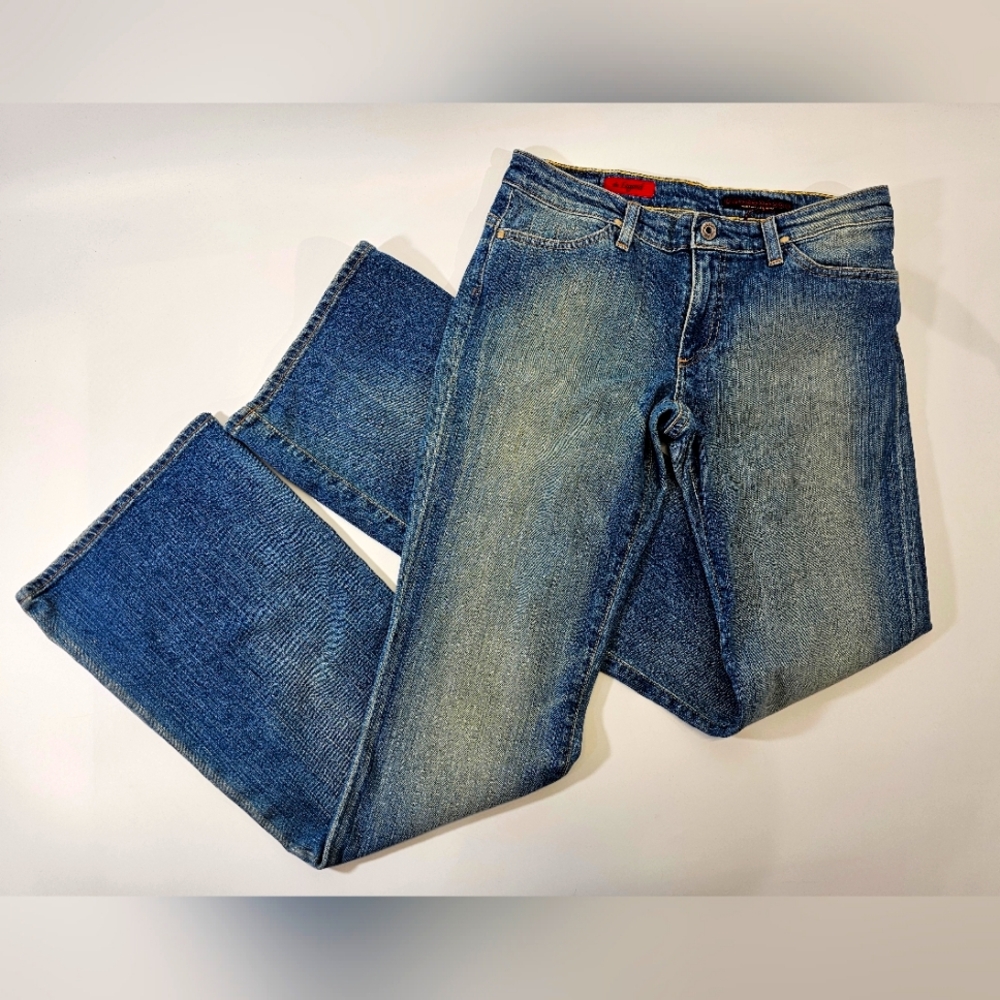 AG Adriano Goldschmied The Legend Jeans Womens 29R Blue Faded Flare Low Rise Y2K
